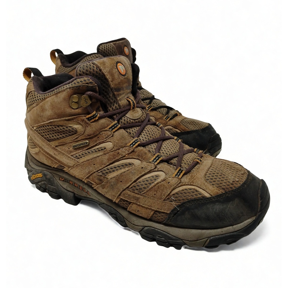 Merrell Moab 2 Mid Waterproof Hiking Boot Size 11W Leather Gorpcore Techwear